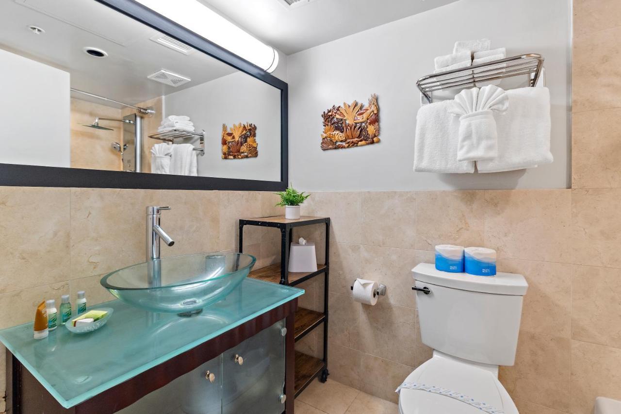Renovated With City View At Aqua Palms Waikiki Honolulu Extérieur photo