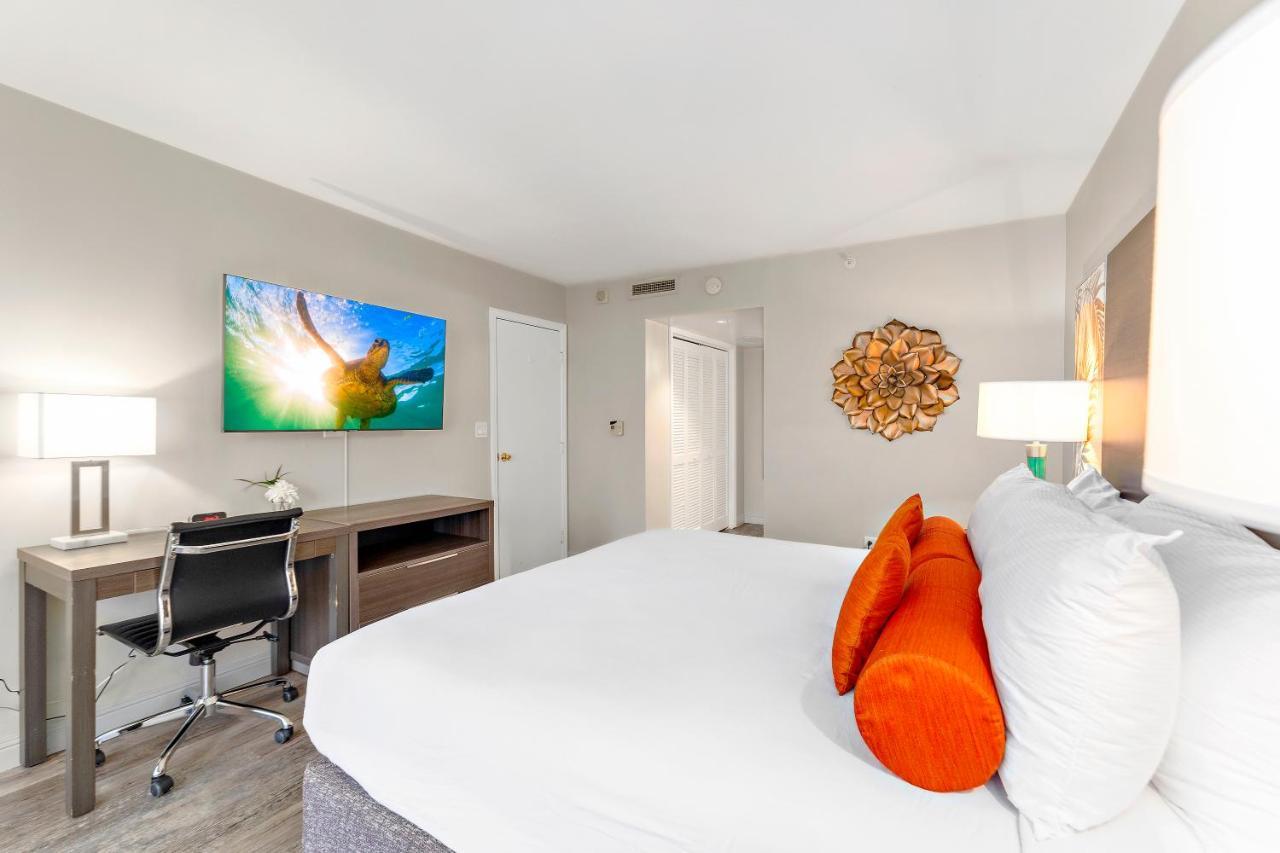 Renovated With City View At Aqua Palms Waikiki Honolulu Extérieur photo