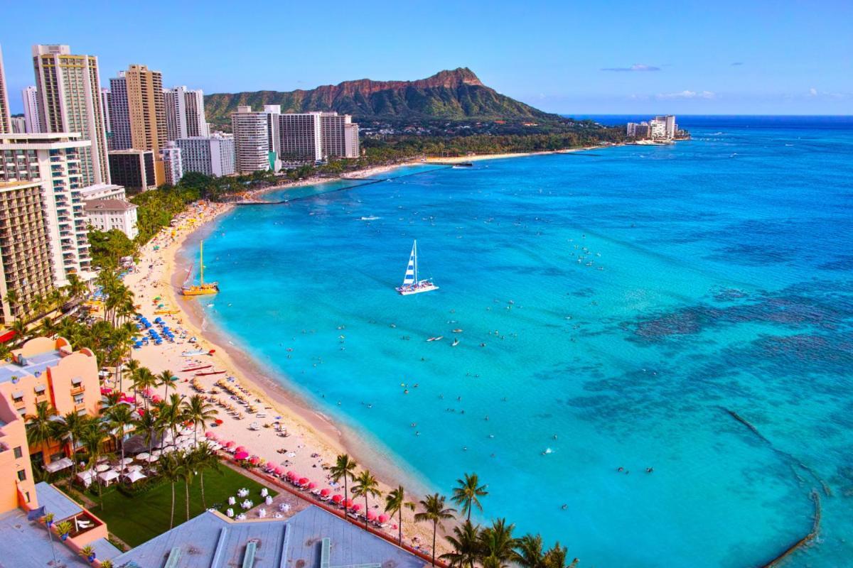 Renovated With City View At Aqua Palms Waikiki Honolulu Extérieur photo
