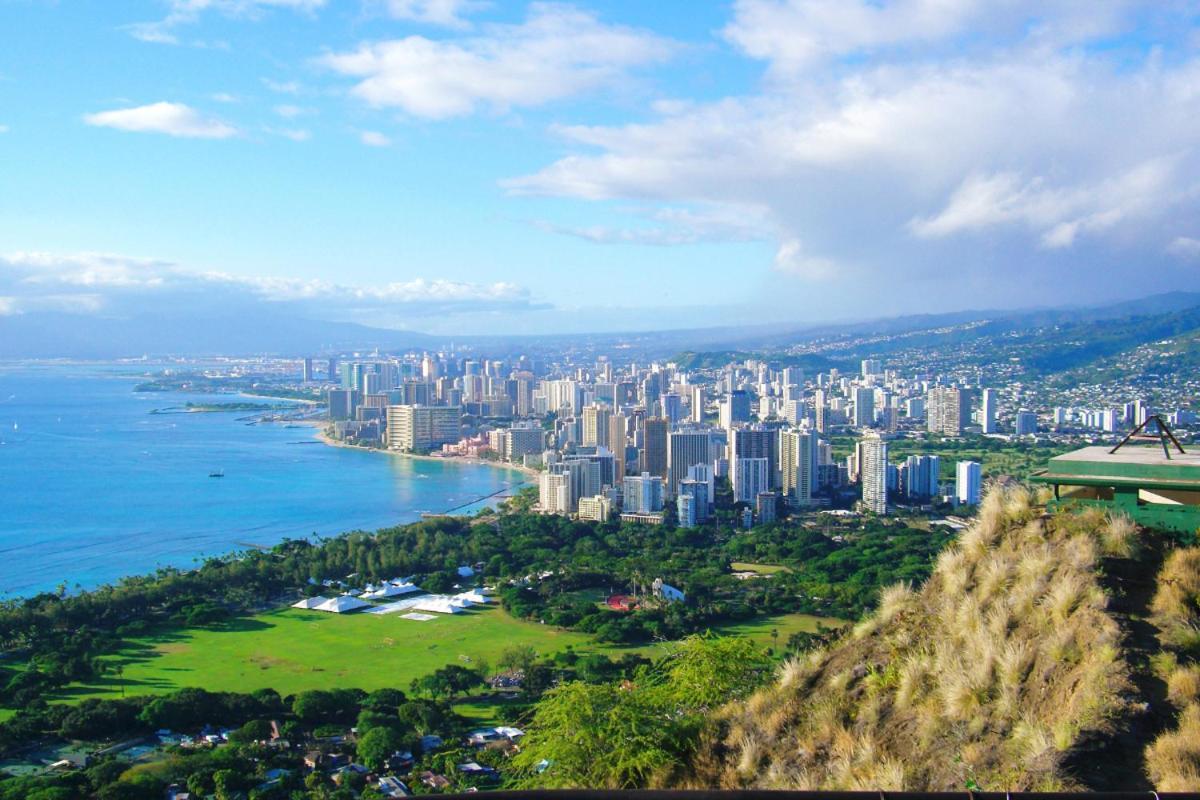 Renovated With City View At Aqua Palms Waikiki Honolulu Extérieur photo